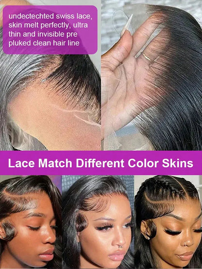Body Wave 13x6 Hd Lace Frontal Wig Human Hair Glueless Wet And Wavy Wig For Women 13x4 Body Wave Lace Front Human Hair Wigs