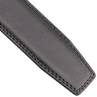 Fashion Automatic Buckle Cowskin Male Belt Men's Leather Belts Luxury Designer Black Brown 3.5cm Plus Size 130 140 150 160 170cm