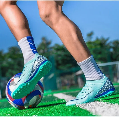 New Men Professional Unisex Soccer Shoes Sport Ultra-light Football Boots Cleats Grass Non-slip Training Match FG/TF