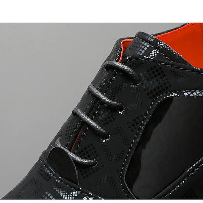 Men's High-heeled Leather Shoes Fashion Red Wedding Dresses Shoes For Men Luxury Formal Shoes Man zapatos de vestir
