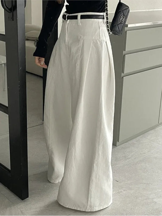 Wide Leg Pant Women High Waist Fashion Casual Pants