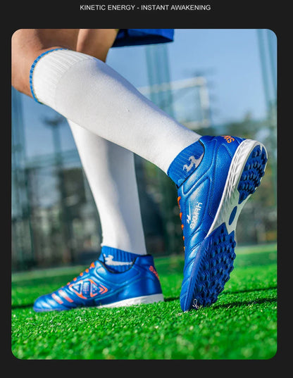 Double Star TF Turf Studs Football Shoes 33-45 Size Breathable Non-slip Outdoor Lawn Youth Professional Soccer Cleats