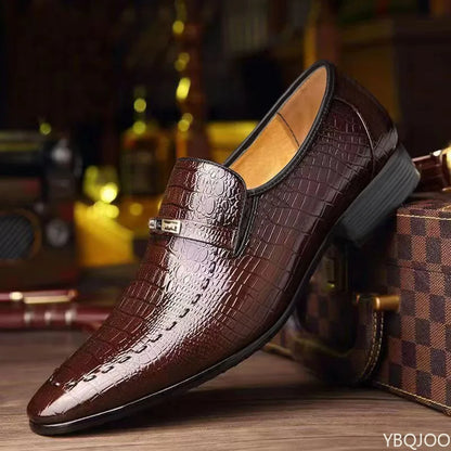 2025 Large Size Fashionable Men's Office Formal Shoes Low Cut Daily Comfortable Pointed Multifunctional Men's Wedding Shoes