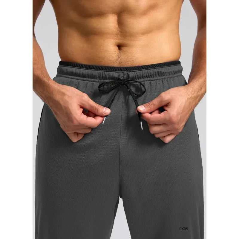 2026 new summer sports pants men casual running fitness pants outdoor thin breathable quick drying casual pants cool pants