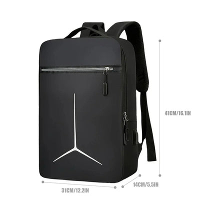 New Anti-theft USB Waterproof Hard Case Travel Smart Laptop Motorcycle Backpack Man EVA Fashion Business Men's Shell Backpack