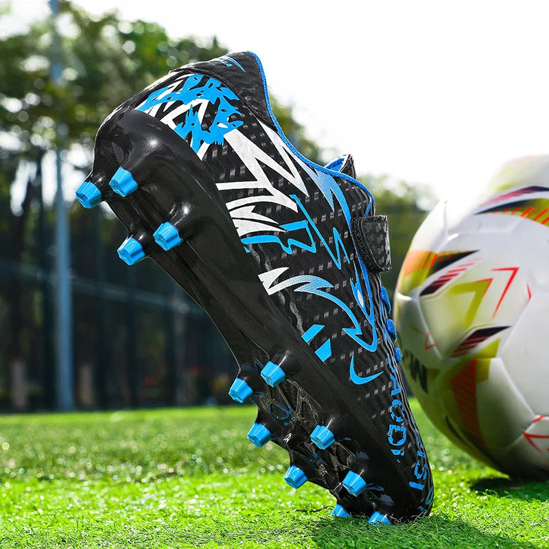 New Men Kids Soccer Shoes Non-Slip Football Boots Ultralight Cleats Match Grass Boys Professional Training Shoes Drop Shipping