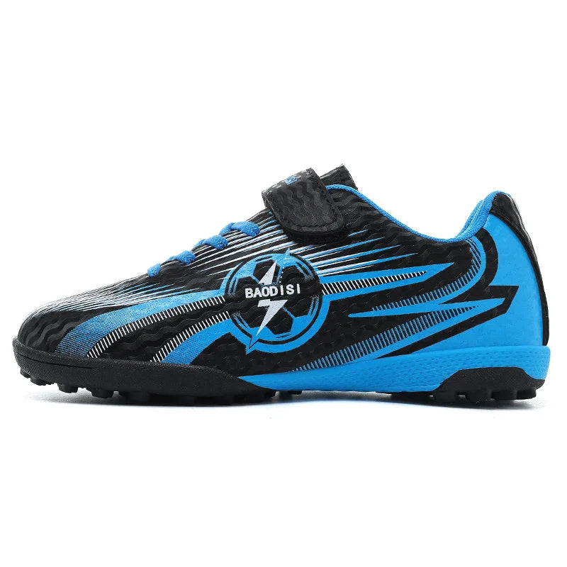 Youth Kids Professional Soccer Cleats Football Boots Non Slip Breathable Lightweight Training Shoes Boys Girls Match Sneakers