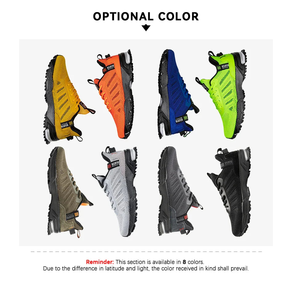 Running Shoes For Men Lightweight Sneakers Man Designer Mesh Sneaker Lace-Up Male Breathable Sports Tennis Shoe