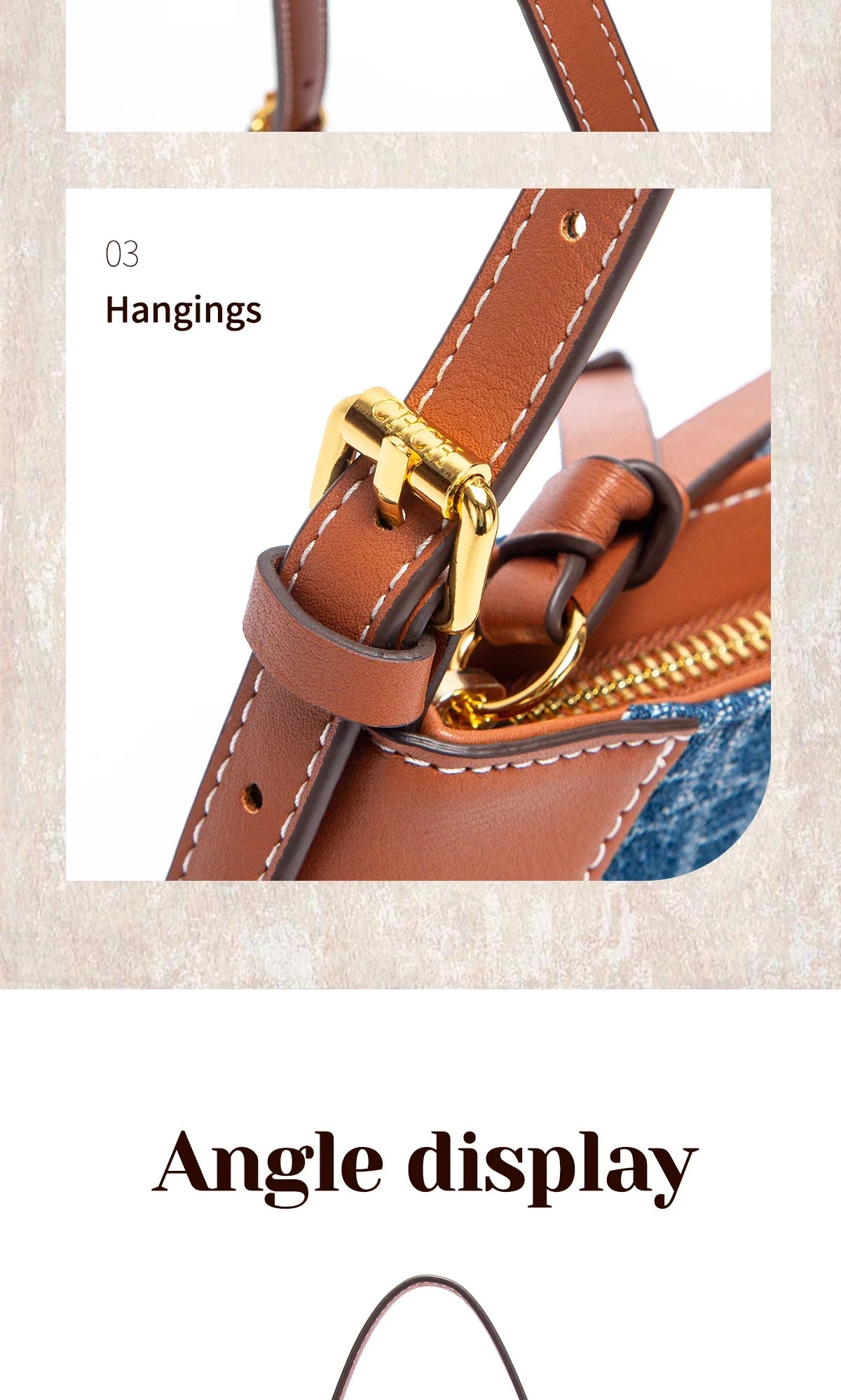Fashionable Classic Retro Women's New Bag with Adjustable Shoulder Strap, Business Commuter Multi functional Shoulder Bag