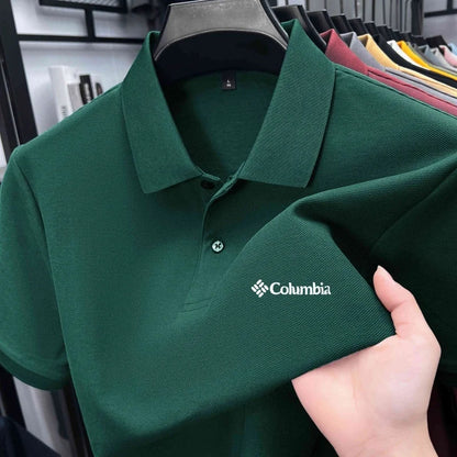Cotton100% Men's Summer Luxury High Quality Short Sleeves Polo Shirt Letter Printing 25colors Brand T-Shirt Business Men's Wear