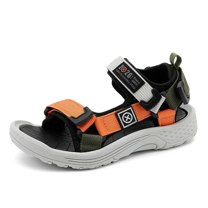 Fashion Kids Sandals Boy Soft Sole Non-slip Outdoor Breathable Walking Sandials Summer Children's Girls Beach Shoes