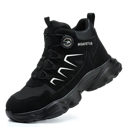 Steel Toe Kevlar-Midsole Safety Shoes Men Anti-Puncture Anti-Smash Non Slip Industrial Work Boots Protection Tactical Boots