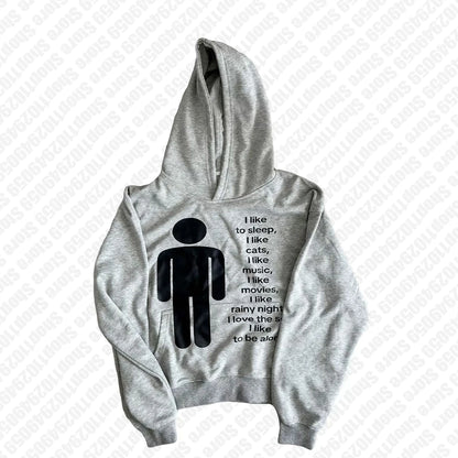 Letter Print Coat Men Women Jackets Zip Hooded Sweatshirt Oversized Long-sleeved Zipper Tops Casual Hoodies Jacket