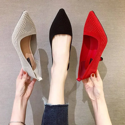 Women Pumps Summer Shoes Thin High Heels Sexy Pointed Toe Slip-on Wedding Party Brand Fashion Shoes For Lady Female Mujer