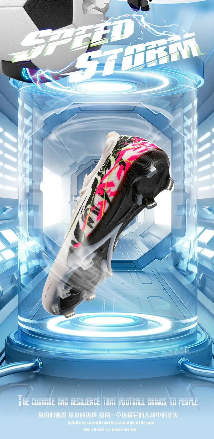 Hot Selling Soccer Shoes Society Professional Grass Training Original Football Field Boots Cleats Indoor Non Slip Futsal Sneaker