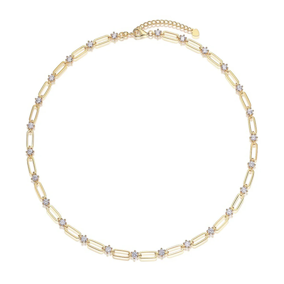 4mm Moissanite Bracelet For Women 18K Gold Plated 925 Silver D Color Lab Created Diamond Bracelet Anniversary Gift