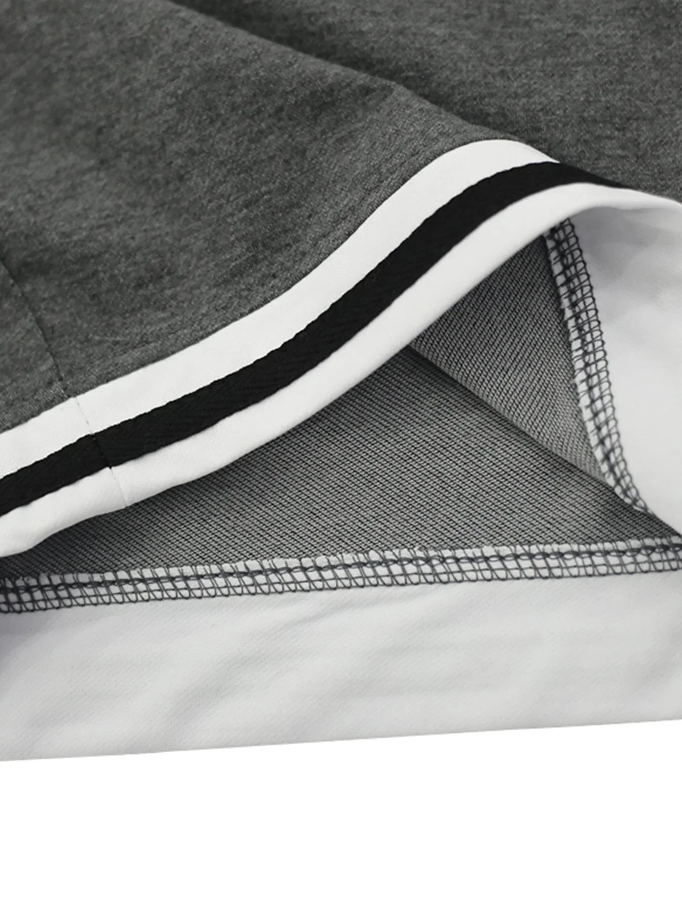 EUROPEAN AND AMERICAN MEN'S SUMMER MEN'S LOOSE SET SHORT SLEEVED SHORTS SPORTS CASUAL ROUND NECK TWO-PIECE SET MEN'S S-3XL