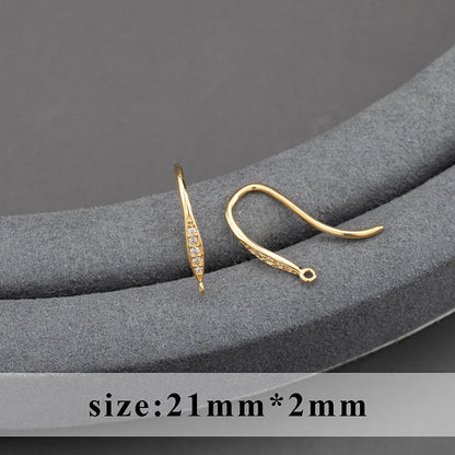 20pcs/lot M800 jewelry accessories,pass REACH,nickel free,18k gold plated,copper,connector,diy earrings,jewelry making