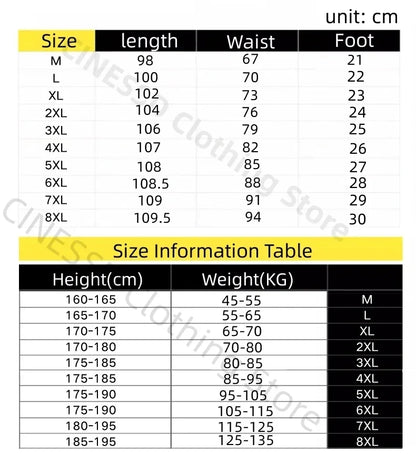 Autumn New Wide Leg Pocket Cargo Pants Men Trousers Neutral Loose Casual Cotton Straight Outdoor Fashion Pants Big Size 8xl