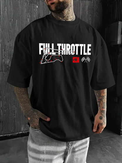 Men Formula Racing Summer T-shirt Loose Fit Breathable Soft Material Suitable for Daily Wear Suitable for Both Men and Women