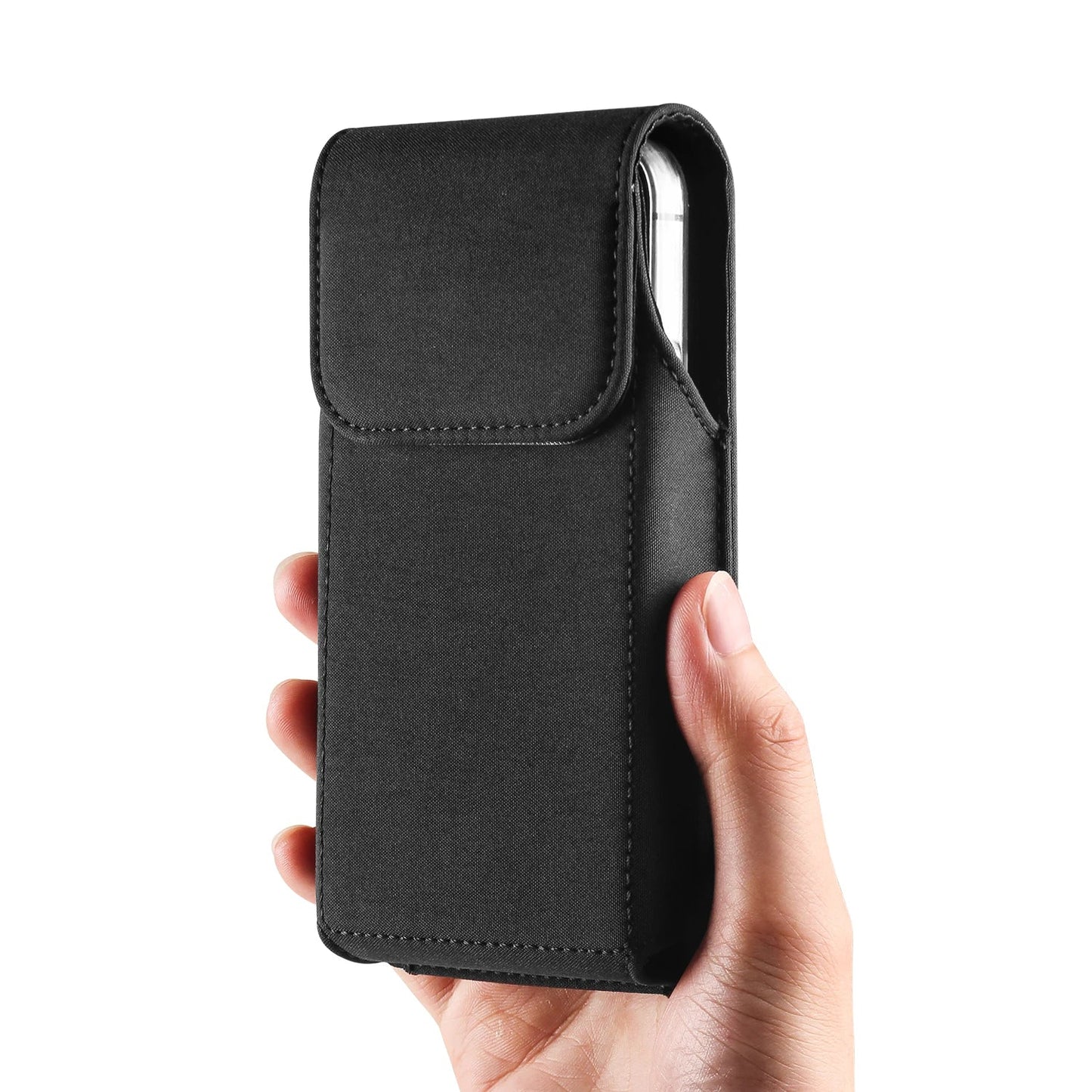 Nylon Belt Clip Phone Case Man Waist Bag For iPhone 17 16 15 14 13 Pro Max Samsung S25 S24 S23 S22 S21 Plus Redmi Holster Cover
