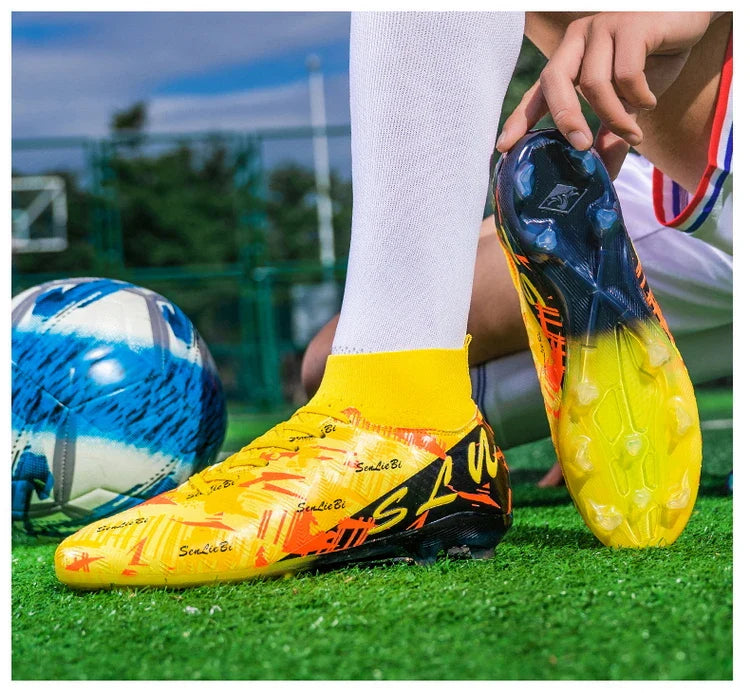 Professional Football Boots Men Soccer Shoes Society Football Cleats FG Lightweight Training Soccer Sneakers Outdoor Sports Shoe