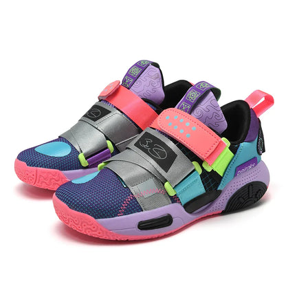 Children's Basketball Shoes For Boys Girls Non-slip Kids Sport Shoes Lightweight Outdoor Sneakers Trainers Footwear