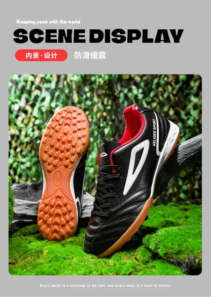 New Men Football Boots Indoor Futsal Soccer Shoes Ultralight Wholesale Professional Training Unisex Breathable Drop Shipping