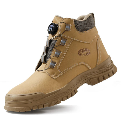 High-top men's work shoes and workwear series for all four seasons