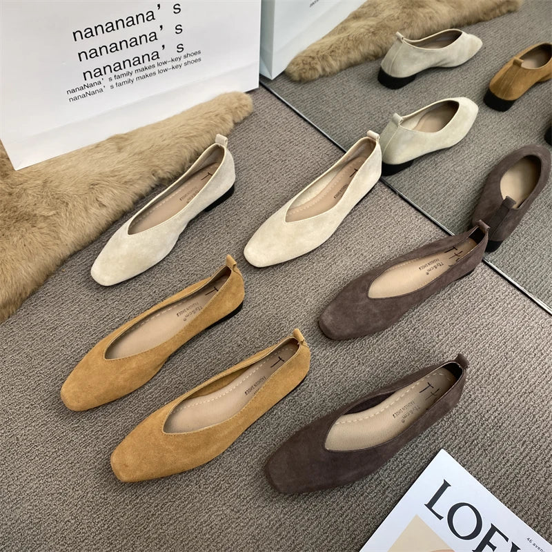 Spring and Autumn Fashionable Comfortable Versatile Wear-resistant Casual Low Heel Shoes Leopard Print Shoes Large Size 36-42