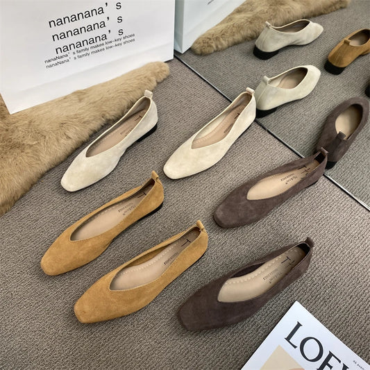 Spring and Autumn Fashionable Comfortable Versatile Wear-resistant Casual Low Heel Shoes Leopard Print Shoes Large Size 36-42
