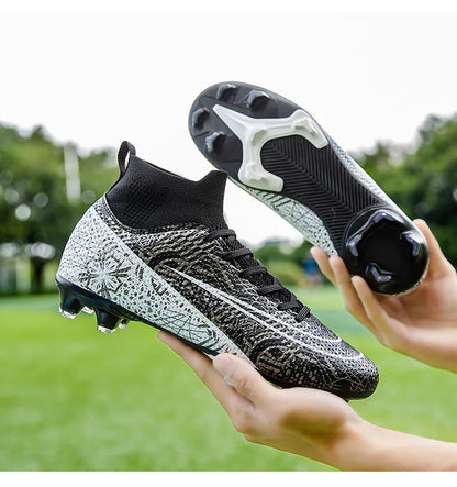 Hot-Selling Football Boots Men's Soccer Cleats TF/FG Wear-Resistant Training Shoes Outdoor Non-Slip Sneakers Size33-46