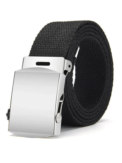 1Pcs New Fashion Unisex Tactical Waist Belt Jeans Male Casual Men Women Belt Canvas 3.0cm Webbing Waistband Ceinture Femme Belts
