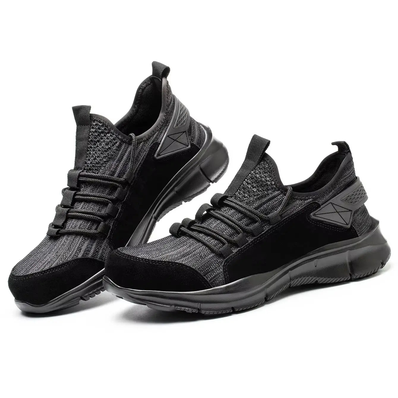 Work Sneakers Men Safety Shoes Construction Steel Toe Work Shoes  Lightweight Safety Boots Anti-Puncture Working Sneakers Kevlar