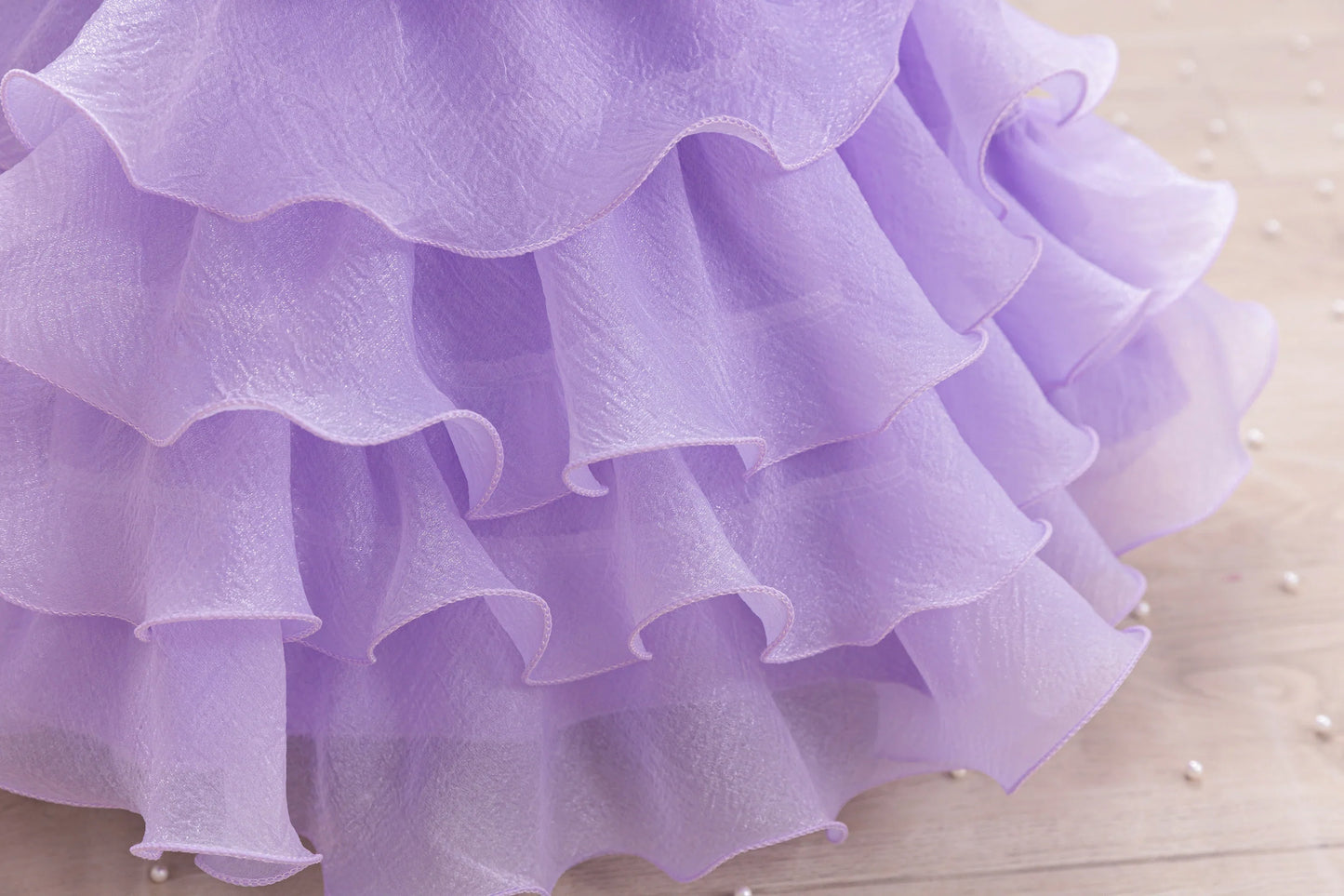 Baby Dress 2025 Spring/Summer on new three-dimensional floral soft yarn birthday party piano Performance Girl dress Elegant fluf