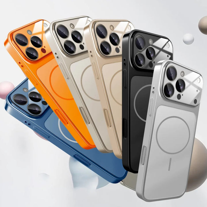 Original Glass Nano Matte Case For iPhone 17 Air 16 15 14 13 Pro Max 17Pro