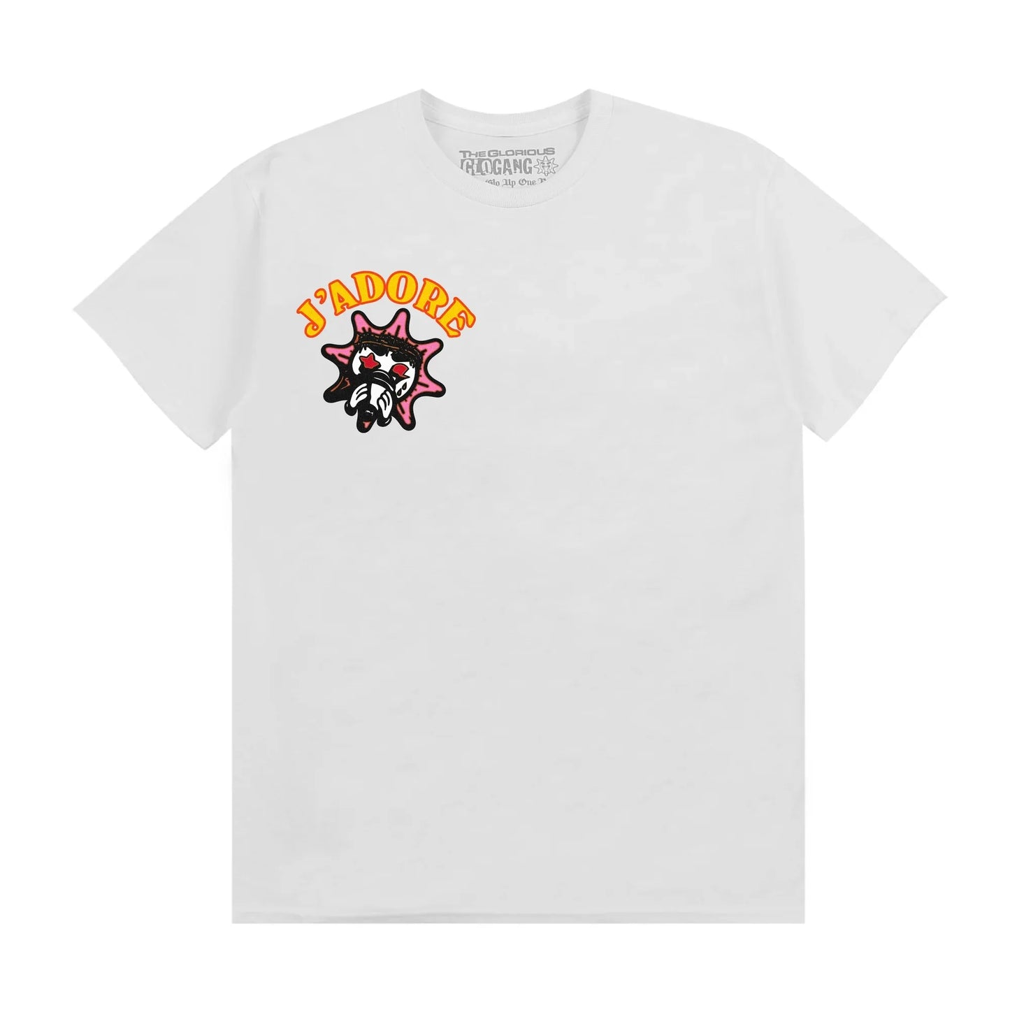 Glogang Men's Trendy Short-Sleeve T-Shirt Fashionable Street Style Harajuku Style Y2K Crew Neck Short-Sleeve Pure Cotton T-Shirt