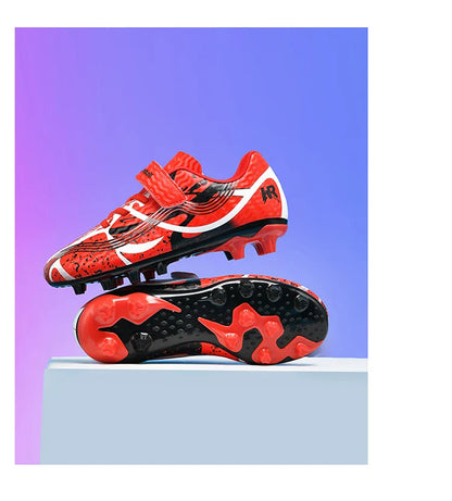 Soccer Shoes with Rubber Soles for Kids, Multicolor FG & TF Training Styles