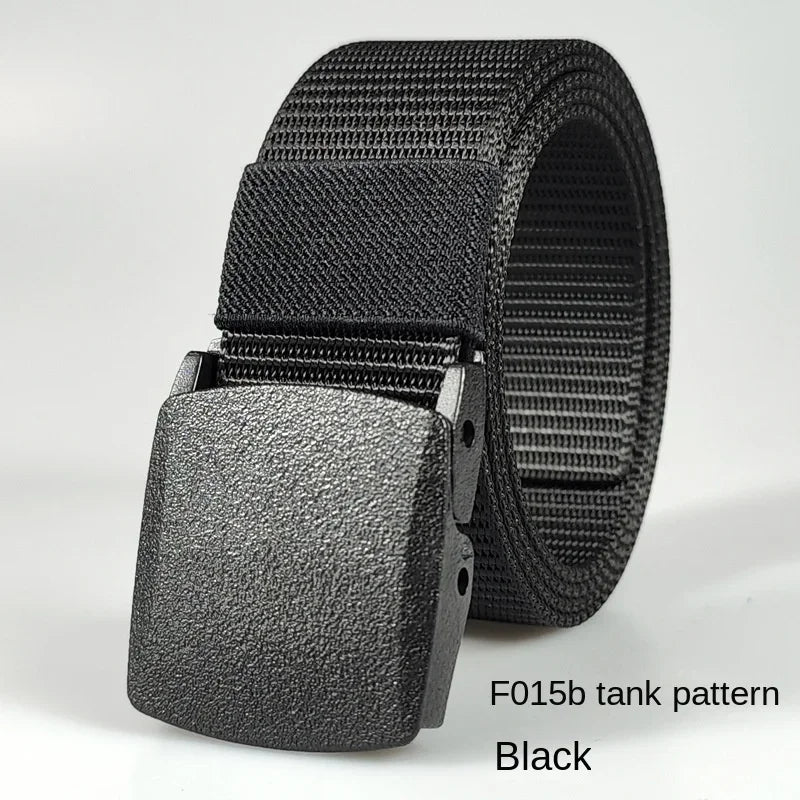 White Automatic Buckle Nylon Army Tactical Men Belt Military Waist Canvas Belt Outdoor Strap Travel Jeans Black Belts for Women