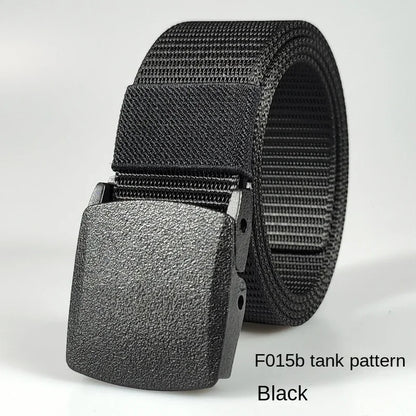 White Automatic Buckle Nylon Army Tactical Men Belt Military Waist Canvas Belt Outdoor Strap Travel Jeans Black Belts for Women