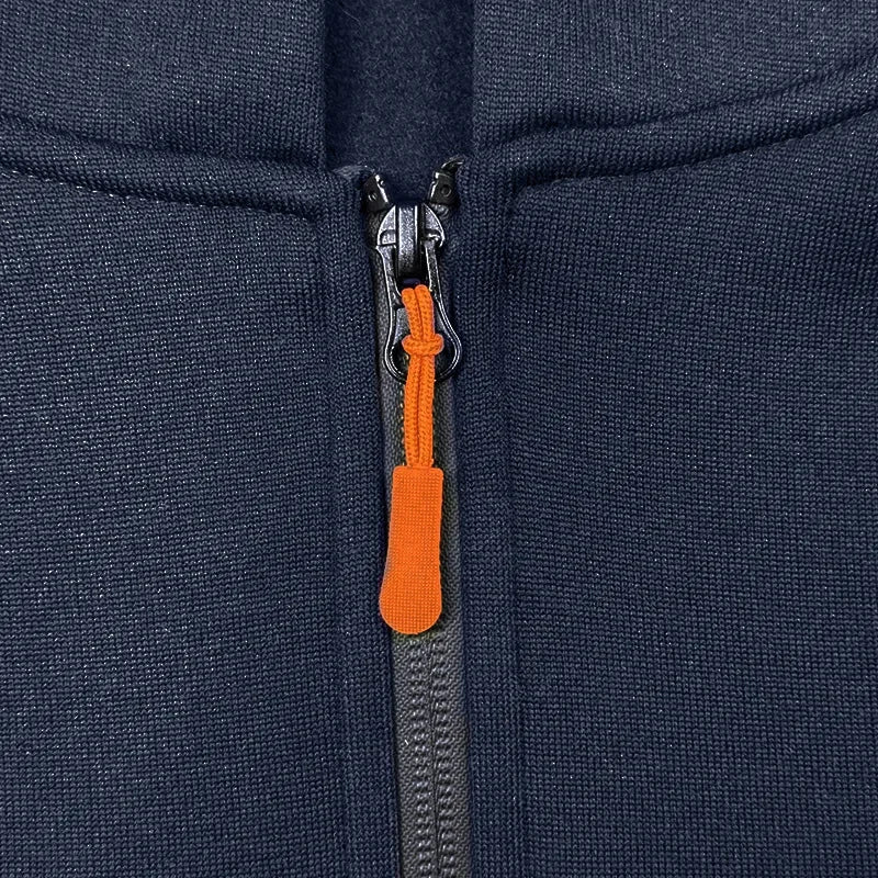 2025 New men's autumn and winter set: Multi-pocket hoodie + sport long pants set, casual men's wear, sportswear and warm set