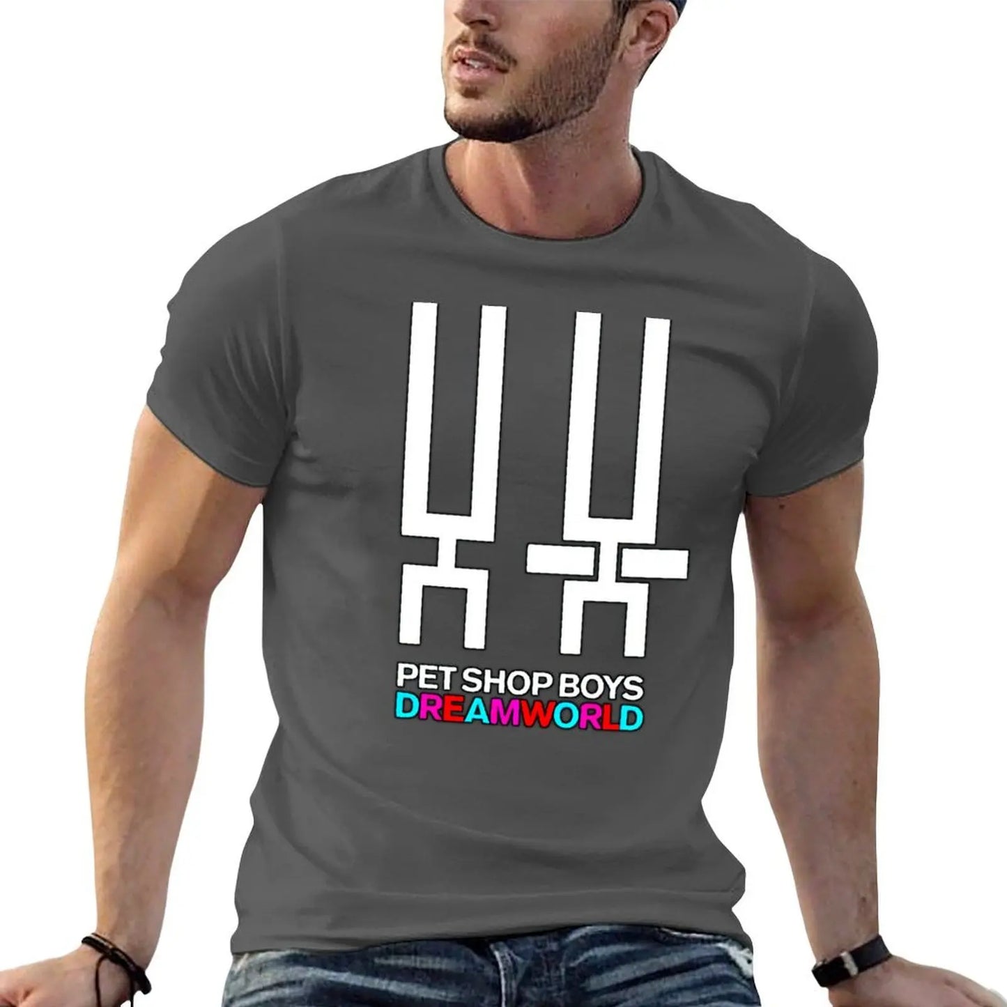 Pet Shop Boys T-Shirt tees blanks anime clothes sublime men clothing