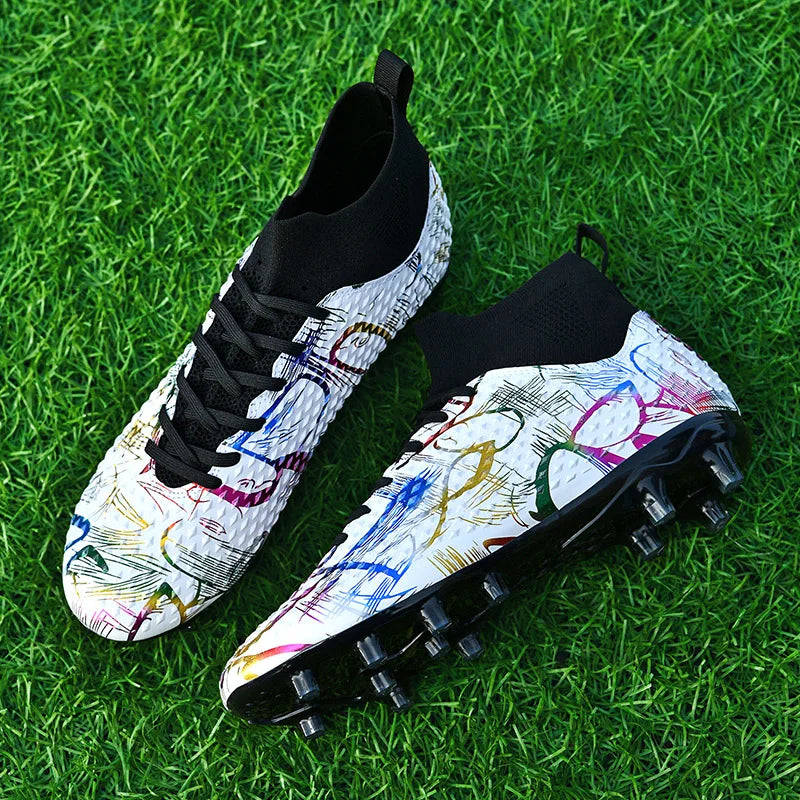 Spiked Comfortable Breathable Competition Soccer Cleats for Training and Matches