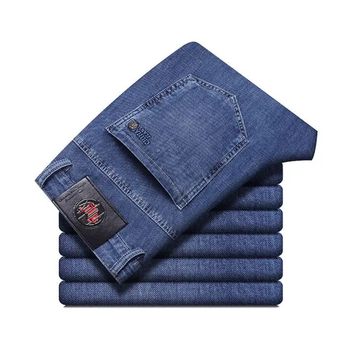 Men's New Fashion Business Jeans for Autumn and Winter  Classic Style Casual Stretch Slim Jeans  Men's Brand Jeans Jeans Pants