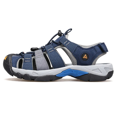 Summer Outdoor Sandals for Men Breathable Hiking Shoes Water Beach Mens Sandals Camping Climbing Aqua Sneaker