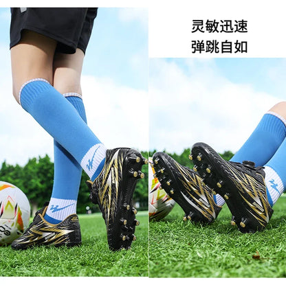 New Kids Society Cleats Soccer Shoes Professional Football Boots Boys Indoor Football Field Boots Original Sneaker Children Fast