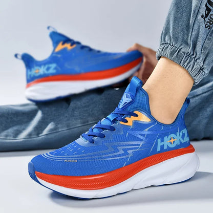 Men's Running Shoes Cushioning Outdoor Non-Slip Jogging Breathable Trainer Race Sneakers Luxury shoes Mesh Couple Off-road Shoes