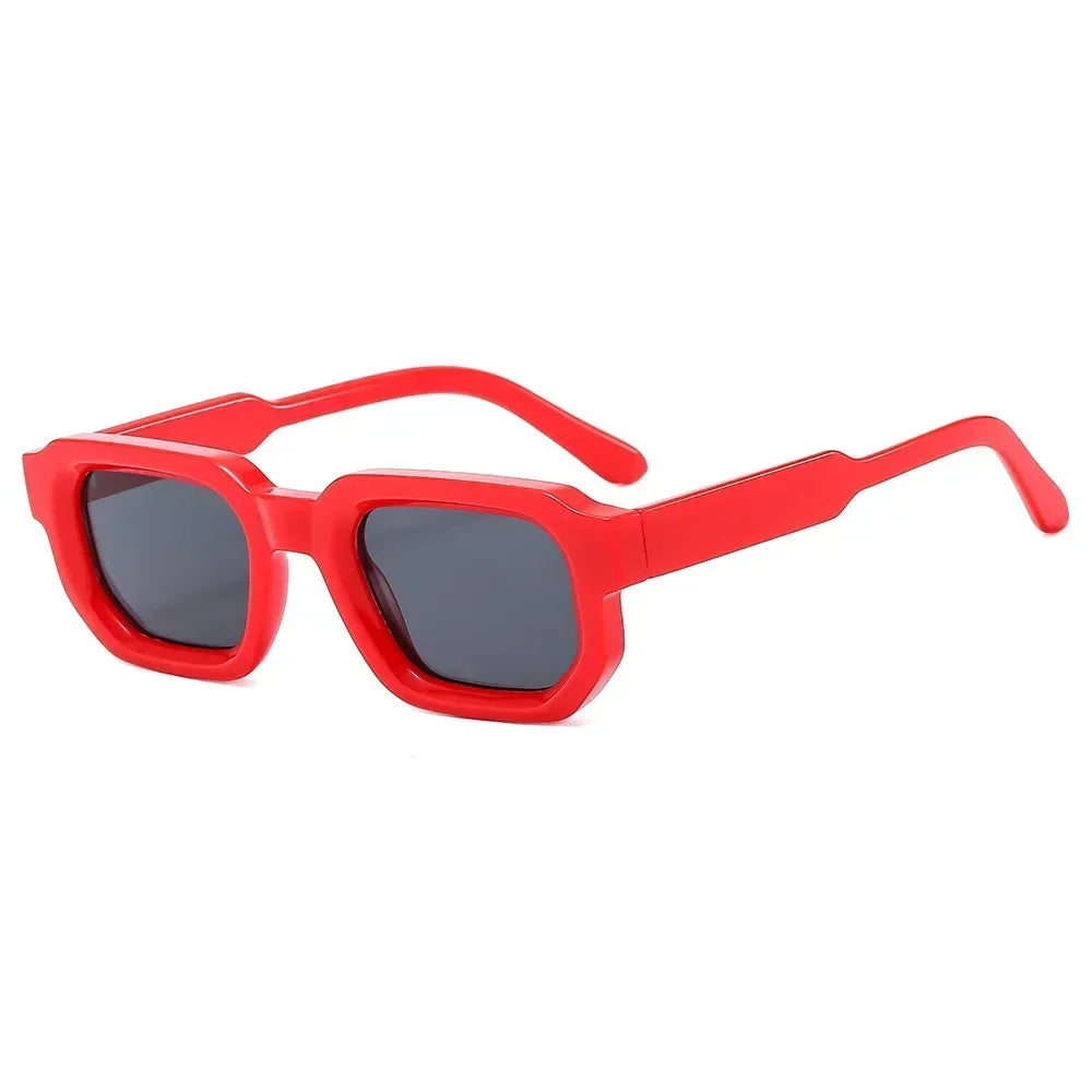 Fashion Blue Square Sunglasses For Women Men Retro Luxury Designer Clear Lens Sun Glasses Shades UV400 Eyeglasses