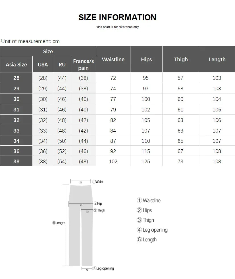 Calça Jeans Masculina Branca Casual Calça Jeans Nova Confortável Moderna Elástica Slim Fit Reta Calça Masculina Roupa Streetwear Jeans