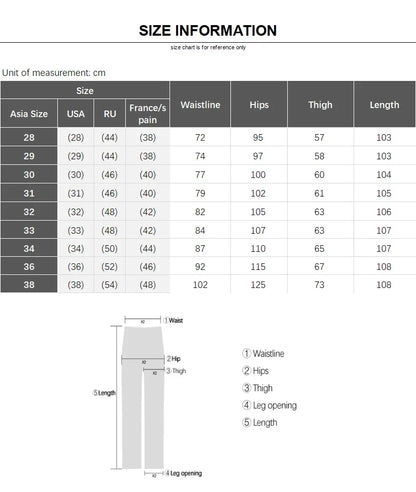 Calça Jeans Masculina Branca Casual Calça Jeans Nova Confortável Moderna Elástica Slim Fit Reta Calça Masculina Roupa Streetwear Jeans